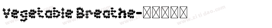 Vegetable Breathe字体转换